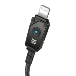 Baseus Unbreakable Series Fast Charging Data Cable Type-C to iP 20W 1m Cluster Black - Image 4