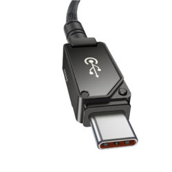 Baseus Unbreakable Series Fast Charging Data Cable Type-C to iP 20W 1m Cluster Black - Image 3