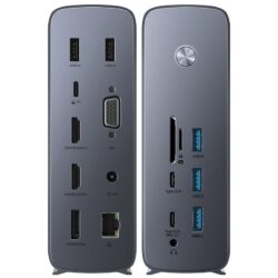 Baseus Union Joy Pro 17 Port Four-Screen Multifunctional HUB Docking Station WKSP090113 - Image 4