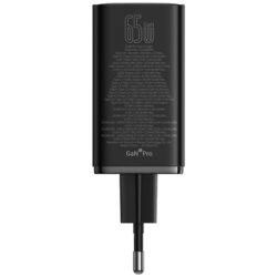 Baseus GaN6 Pro Fast Charger 2C+2U 65W US with USB-C/USB-C Cable - Image 5