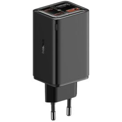 Baseus GaN6 Pro Fast Charger 2C+2U 65W US with USB-C/USB-C Cable - Image 3