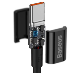 Baseus Superior Series Fast Charging Data Cable Type-C to Type-C 100W 2m Black - Image 4