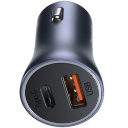 Baseus Golden Contactor Pro Dual Quick Charger Car Charger USB and Type C 40W - Image 6