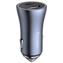 Baseus Golden Contactor Pro Dual Quick Charger Car Charger USB and Type C 40W - Image 2
