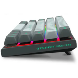 E-YOOSO HZ-61 Light Gray/ Dark Gray (Red magnetic switch) RGB Mechanical Keyboard