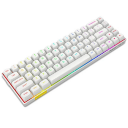E-YOOSO HZ-68 White (Pink Magnetic switch) RGB Mechanical Keyboard