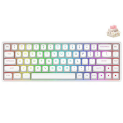 E-YOOSO HZ-68 White (Pink Magnetic switch) RGB Mechanical Keyboard