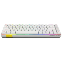 E-YOOSO HZ-68 White (Pink Magnetic switch) RGB Mechanical Keyboard