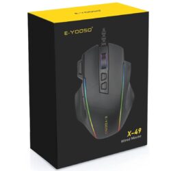 E-YOOSO X-49 Black RGB Wired Gaming Mouse