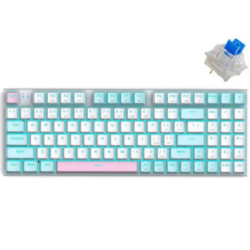 E-YOOSO Z-19 White Blue (Blue switch) RGB Gaming Keyboard