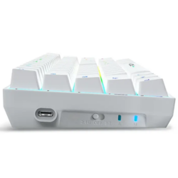 E-YOOSO Z-686 White (Red Switch) RGB Tri-Mode Mechanical Keyboard