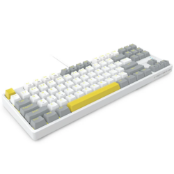 E-YOOSO Z-87 White Gray (red switch) RGB Mechanical Keyboard