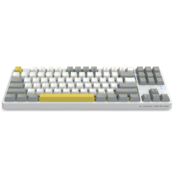 E-YOOSO Z-87 White Gray (red switch) RGB Mechanical Keyboard