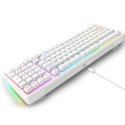 E-YOOSO Z-99 White (Silver wood switch) RGB Mechanical Keyboard