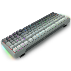 E-YOOSO Z-99 Tri-Mode RGB 99-Keys Mechanical Keyboard Gradient Gray (Silver wood switch) RGB