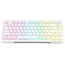 E-YOOSO Z-82 RGB 82-Keys Tri-Mode Mechanical Keyboard White (Silverwood Switch)