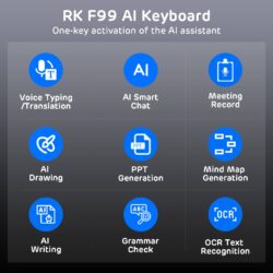 RK Royal Kludge F99 AI 96% Wired Mechanical Keyboard - Image 6