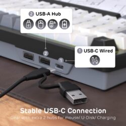 RK Royal Kludge F99 AI 96% Wired Mechanical Keyboard - Image 5