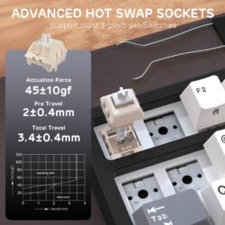 RK Royal Kludge F99 AI 96% Wired Mechanical Keyboard - Image 9