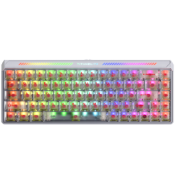 Madlions TITAN 68 TURBO Hall Effect Esports Pro-Tier Gaming Keyboard – White