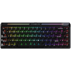Madlions TITAN 68 TURBO ELITE Hall Effect Pro-Tier Gaming Keyboard – Wired Ink Jade Switch, Carbon Fiber Plate – Black
