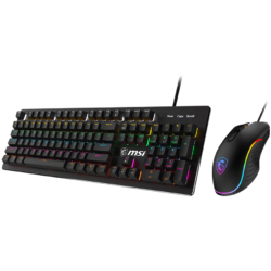 MSI Forge GK300 US Wired Blue Switches Keyboard & Mouse Combo