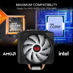 Redragon HODUR CC-2199 ARGB Single Tower CPU Air Cooler - Image 8