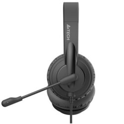 A4tech HU-10 Wired Headset USB Black - Image 3