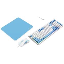 Havit Gamenote KB897CM RGB Gaming Combo – Mechanical Keyboard, Mouse & Mousepad, Red Switch, Wired