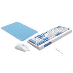 Havit Gamenote KB897CM RGB Gaming Combo – Mechanical Keyboard, Mouse & Mousepad, Red Switch, Wired
