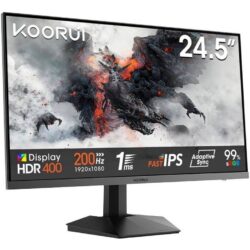 KOORUI G2511P 24.5-inch FHD 200Hz gaming monitor