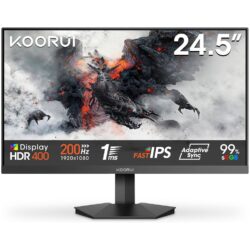 KOORUI G2511P 24.5-inch FHD 200Hz gaming monitor