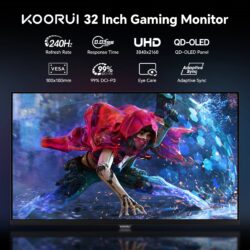 KOORUI S3241XO 31.5-inch 4K UHD 240Hz gaming monitor