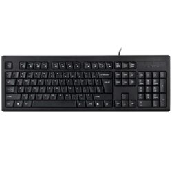 A4tech KRS-83 Comfort key Wired Natural_A Shape Keyboard USB (Black) US Layout