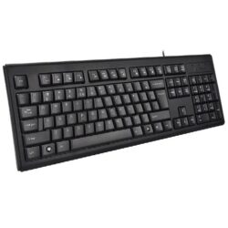 A4tech KRS-83 Comfort key Wired Natural_A Shape Keyboard USB (Black) US Layout - Image 2