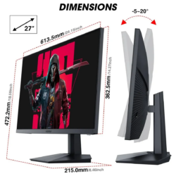 KOORUI GN06 27-inch FHD 165Hz gaming monitor