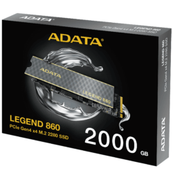 ADATA LEGEND 860 2TB PCIe Gen4 x4 M.2 2280 SSD