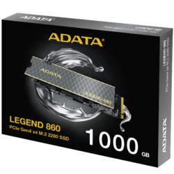 ADATA LEGEND 860 1TB PCIe Gen4 x4 M.2 2280 SSD