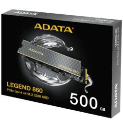 ADATA LEGEND 860 500GB PCIe Gen4 x4 M.2 2280 SSD