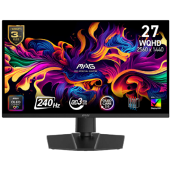 MSI MAG 273QP QD-OLED X24 26.5″ QHD 240Hz Gaming Monitor