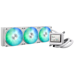 ASUS MAX Gaming LC 360 ARGB LCD Liquid Cooler White