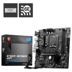 MSI B760M Bomber WIFI Intel Chipset