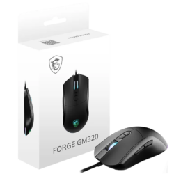MSI Forge GM 320 Wired Gaming Mouse Black
