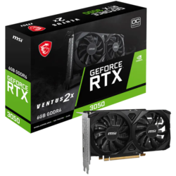 MSI GeForce RTX 3050 Ventus 2X E 6G OC Graphic Card