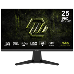 MSI MAG 255F X24 24.5″ FHD 240Hz Rapid IPS Gaming Monitor