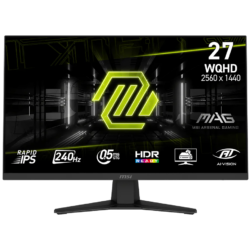 MSI MAG 274QF X24 27″ QHD 240Hz Rapid IPS Gaming Monitor