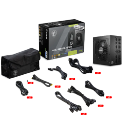 MSI MAG A850GL PCIE 5 Power Supply Black