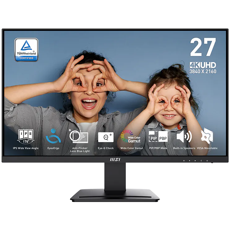 MSI PRO MP273U 27″ 4K UHD 60Hz IPS Monitor MSI PRO MP273U 27″ 4K UHD 60Hz IPS Monitor