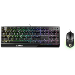 MSI Vigor GK 30 US Wired Keyboard Mouse Combo Black