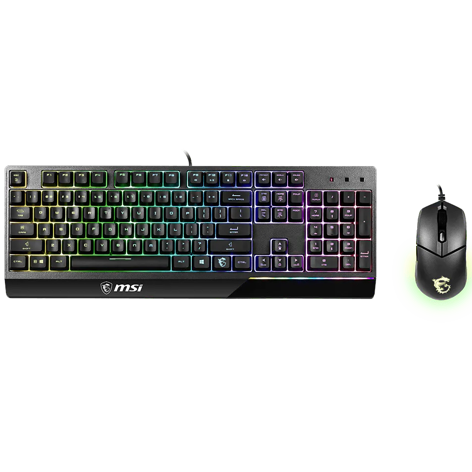MSI Vigor GK 30 US Wired Keyboard Mouse Combo Black MSI Vigor GK 30 US Wired Keyboard Mouse Combo Black